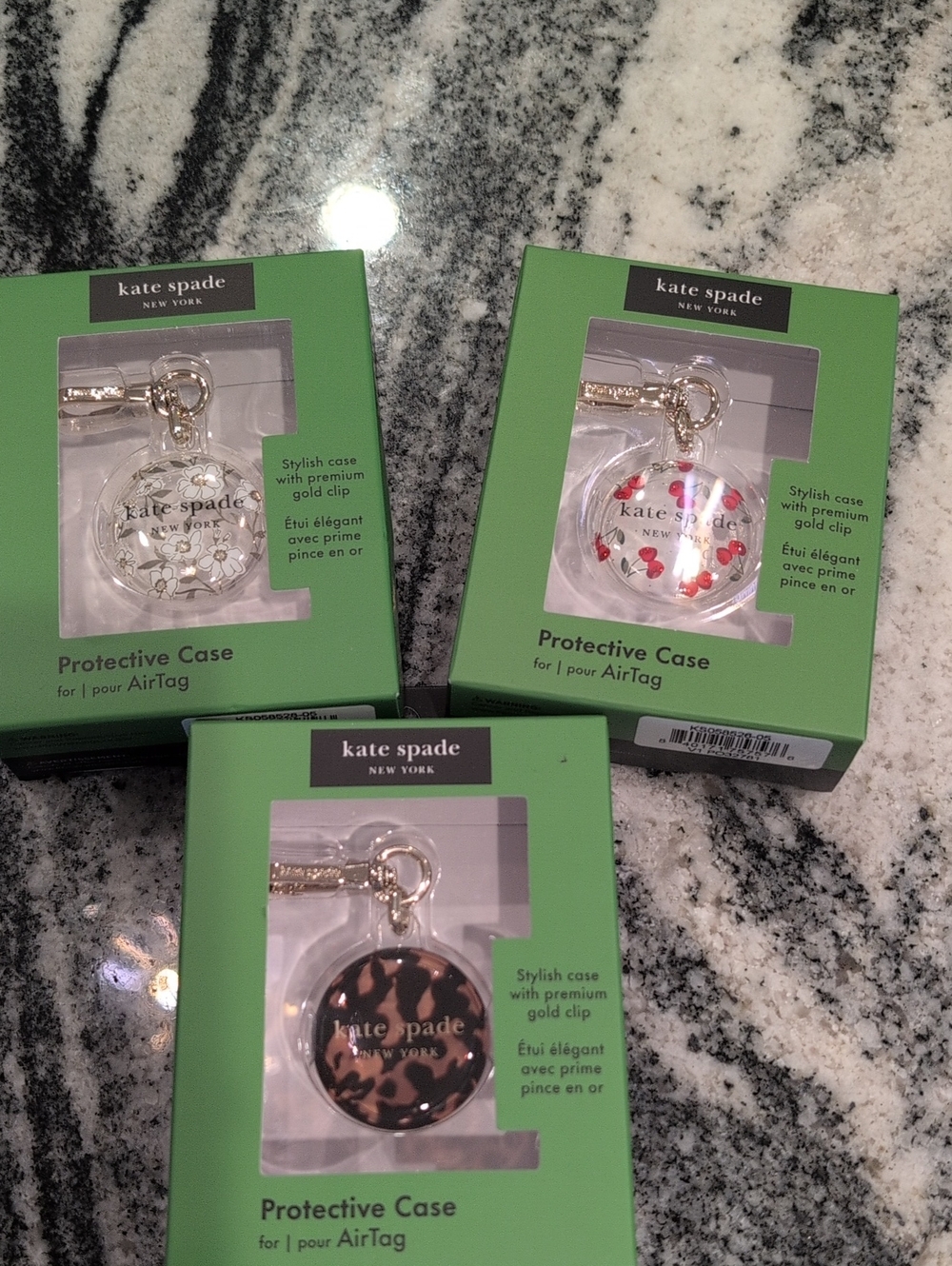 kate spade Bag Charm Air Tag Protective Case - Choose ONE
